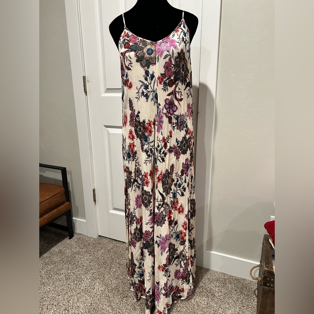 Patrons of Peace Floral maxi dress.